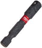 Milwaukee 48-32-5030 Shockwave Steel Impact Duty 1/4 Inch Hex Shank to 1/4 Inch Square Socket Adapter
