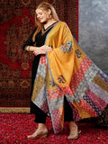 Anni Designer Women'S Cotton Blend Embroidered Straight Kurta With Pant & Dupatta (Fronx Black-Jl_3Xl_Black_Xxx-Large),Black,3XL,Cotton Blend,Regular,