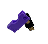 Designz3D Yubikey Protector Flip Case Keychain Holder (5 NFC / 5C NFC) (Purple, 5 NFC)