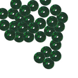 The Design Cart Gray Green Circular Centre Hole Sequins Nhse, 500 Grams, 4 mm Sequins for Embroidery Work, Jewellery Making, Des