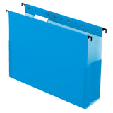 Pendaflex SureHook Reinforced Hanging Box File, 3, Letter, Blue, 1/5 Cut, 25/BX (59203)