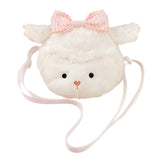Ujeavette Cute Animal Shaped Crossbody Bag Casual Change Purse For Party Shopping Gift Lamb
