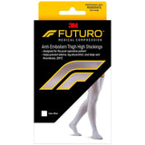 Futuro Anti-Embolism Thigh Highs, Unisex, Moderate Compression, 18 mm/Hg, Helps Reduce Formation of Blood Clots