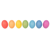 TickiT-74005 Rainbow Wooden Eggs - Set of 7 colors - Wooden Toys for Toddlers - For Ages 10m+ - Inspire Curiosity With Wooden Lo