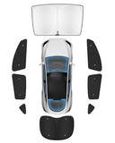 Evooor 8PCS Windshield Sunshade for Tesla Model 3,Front&Rear Side Window Privacy Sun Shade Privacy Cover Sun Visor Thermal Insul