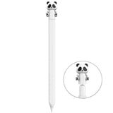 NIUTRENDZ Cute Panda Apple Pencil Case for Apple Pencil 2nd Generation Case Silicone Protective Cover Sleeve Skin Accessories (P