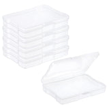 Patikil 4X6 Photo Storage Boxes, 4 Pack Photo Organizer Storage Bins Picture Boxes Plastic For 4X6 Pictures Stickers Scrapbook C