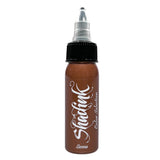 Shadink Tattoo Ink Professional Tattooing Inks for Color Portrait, Black & Gray Style 1oz (Sienna Brown)