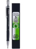 eSkube Baile 2.0mm Mechanical Auto Pencil + 5 LeadS Box (Black)