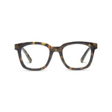 Peepers by PeeperSpecs Women's to The Max Square Blue Light Blocking Reading Glasses, Tortoise, 49 + 0