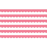 Teacher Created Resources Light Pink Scalloped Border Trim, 35 Feet Per Pack, 6 Packs