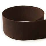 USA | American Made 7/8 Brown Solid Grosgrain Ribbon - 100 Yards - (Multiple Widths & Yardages Available)