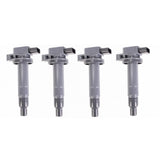 TRQ Ignition Coil Set Compatible with 2004-2006 Scion xA xB 2000-2005 Toyota Echo 2001-2009 Prius 2012-2019 Prius C 2007-2018 Ya