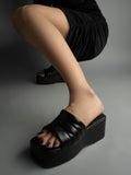 Shoetopia Retro Style Platform Heels,Black,2,B0BNNNFWRF