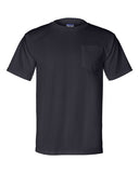 Bayside Union-Made Short Sleeve T-Shirt With A Pocket - Navy, Xl