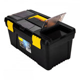 Gsk Cut Tool Box, Plastic Tool Organiser With Removable Tool Tray, For Storage Of Tools, Parts, Toys, Repair Tool Etc. With One