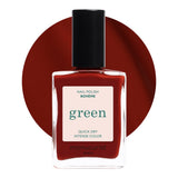 Manucurist Green Neon Pink - Fluorescent Pink Nail Polish - 9-Free, Vegan and Plant-Based - Non Toxic - Made in France - 0.5 fl