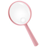 Feosky Handheld Reading Magnifier, 10X 30X Magnifier,75mm Shatterproof Lens, Adults Close Work Non-Slip Handle for Seniors Readi