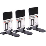 Bookends, 9 Height, Black, 2 Per Set, 3 Sets