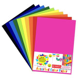 QUAKEL (QKL10) Multicolour A4 Size Sheet, 200 Piece 20 Sheets Each Colour Printing Papers, Art & Craft Paper Sheets, Double Sid