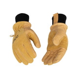 Kinco, 901W-S, Women's Golden Premium Suede Pigskin Back, Wing Thumb Design, Heatkeep Thermal Insulation, Nikwax Waterproofing W