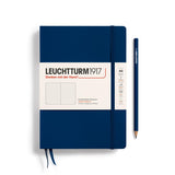 Leuchtturm1917 - Notebook Hardcover Medium A5-251 Numbered Pages For Writing And Journaling (Navy, Dotted)