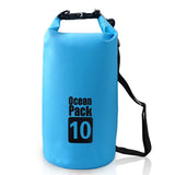 Bear Outdoor Dry Sack/Waterproof Bag for Boating, Kayaking, Hiking, Snowboarding, Camping, Rafting, Fishing and Backpacking (Blu