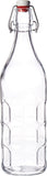 Bormioli Rocco Moresca Bottle, 33.75 Oz, Clear, Twin
