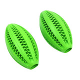 Alnicov 2pcs Dog Toy BallNontoxic Bite Resistant Toy Ball for Pet Dogs Puppy Cat,Dog Pet Food Treat Feeder Chew Tooth Cleaning B