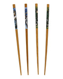 Attack On Titans Bamboo Set Of 2 Collectible Anime Chopsticks 8.85 Inches Long Gift Set