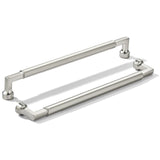 khtumeware 10-Pack 10-Inch(256mm) Brushed Nickel Cabinet Pulls,Heavy-Duty Solid Satin Nickel Handles for Kitchen Cabinets, Cupbo