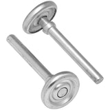 National Hardware N280016 V7601 Standard Rollers in Plain Steel, 2 pack