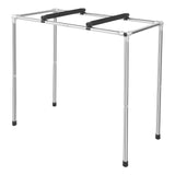 TOXYMHO Adjustable Length Piano Keyboard Stand - Stainless Steel Frame, Movable Design for Electronic Keyboards & Pianos,For Com