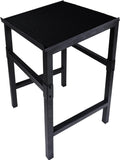 Black Heavy Duty Adjustable Dumbbell Stand & Kettlebell Stand - Adjustable Dumbbell Weight Rack, Weight Stand for Dumbbells, Wei