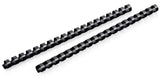 Mead CombBind Binding Spines/Spirals/Coils/Combs, 1/2, 85 Sheet Capacity, Black, 125 Pack (4000134)
