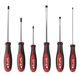 Milwaukee 48222706 6Piece Phillips and Slotted Head Screwdriv Ing Set W/Magnetic Tips and Trilobe Handles