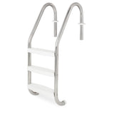 SWIMLINE HYDROTOOLS Stainless Steel Pool Ladder - Heavy Duty Swimming Step Accessory, In-Ground, 52.5