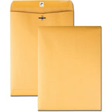 Business Source 04424 Clasp Envelopes, HeavyDuty, 9Inch x12Inch , 100/BX, KFT
