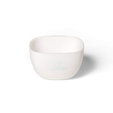 Avanchy Baby Bowls Silicone MINI Prep Bowl Set for Babies Kids Toddler for Feeding Food 4 oz, White