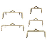 Snappsy Squared Clutch Purse Frame Kiss Clasp Lock Handle Diy Bag Accessories 8.5Cm