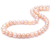BEADIA Natural Pearl Beads Potato 6-7mm Pink Freshwater Cultured Loose Gemstone Beads for DIY Jewelry Making 13.8''/Strand