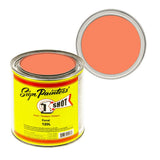1 Shot Lettering Enamel Paint, Professional Pinstriping and Lettering Paint 8 OUNCE CAN- 1/2 PINT 120L/8Z (120L- Coral)