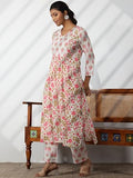 Libas Women'S Pure Cotton Kurta Set (48994_White White L