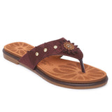 Ortho Joy Women'S Extra-Soft Stylish Doctor Slippers - Brown,Brown,5,B09RQV254Z