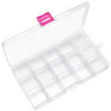 IOOLEEM 32 Grids Plastic Bead Organizer Box, Organizer Container Storage Box, Dividers for bead arts and crafts.