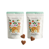 BOTANICAL BONES Love Bites Organic Training Treats for Dogs, Wheat-Free, Vegan Dog Treats, Clean Ingredients, Baked in The USA,