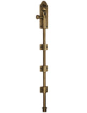 Cane Bolts for Gates Heavy Duty Solid cast Copper 16, Drop Bolts for Gates,Garage Bolts Extra Lengthen Choose Bilyglewarwof(16in