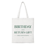 Personalized Birthday Return Gift Tote Bag for Kids | Custom Canvas Gift Bag for Birthday Party Guests, Return Gifts & Kids Cele