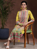 Libas Women'S Crepe Regular Kurta (29259_Mustard Mustard S