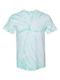 Dyenomite Cyclone Pinwheel Tie-Dyed T-Shirt - Mint, M